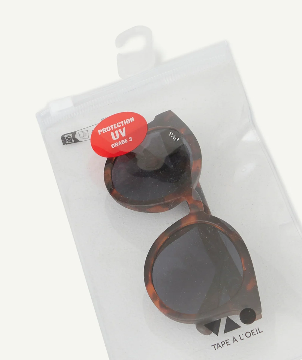 LUNETTES DE SOLEIL GARÇON EN PLASTIQUE RECYCLÉ ET ÉCAILLES