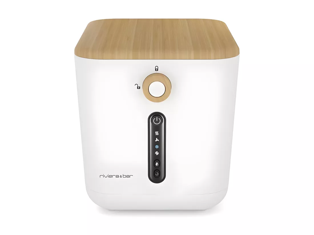 Riviera & Bar Poubelle reducteur de bio dechet 3l blanc - MTD510