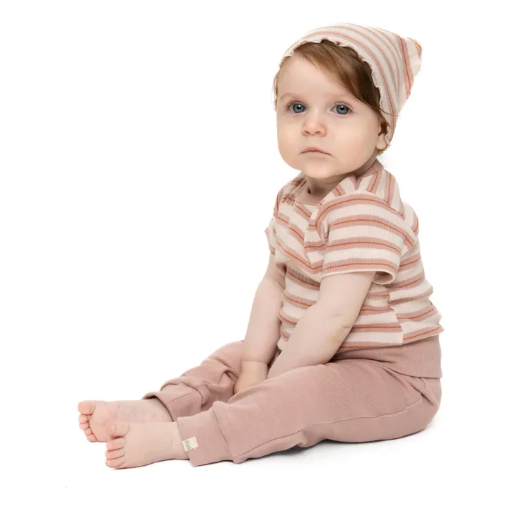 Minimalisma Legging Coton Bio Namaste | Vieux Rose