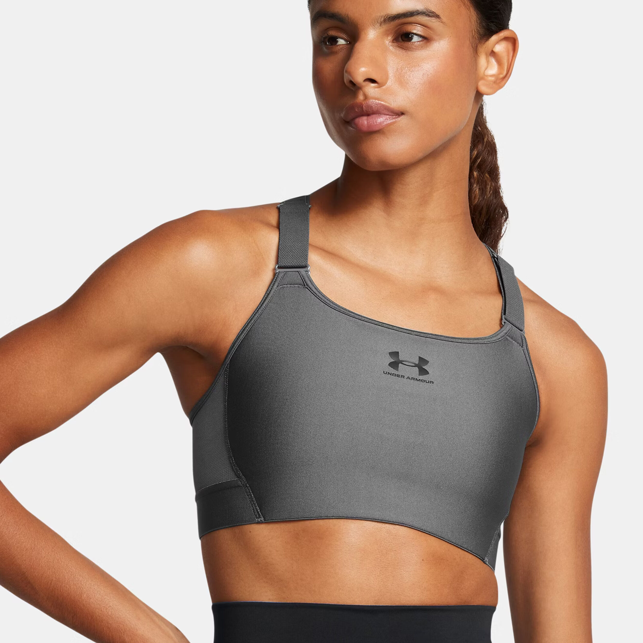 Under Armour HeatGear High Soutien-gorge Sport Femmes - Gris