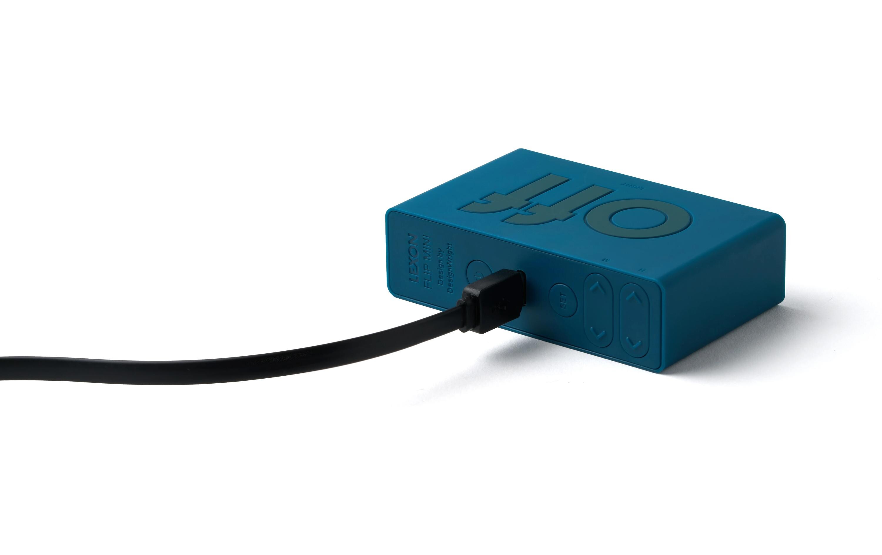 Digitalwecker Flip Mini Duck BlueMini LCD-Wecker mit Umkehrfunktion (On/Off)