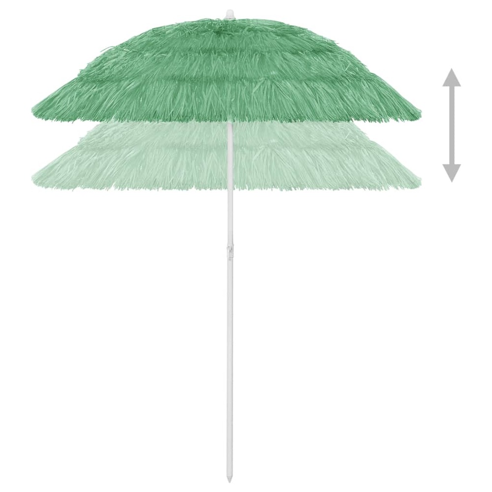 Parasol de plage polyester 180 cm vert