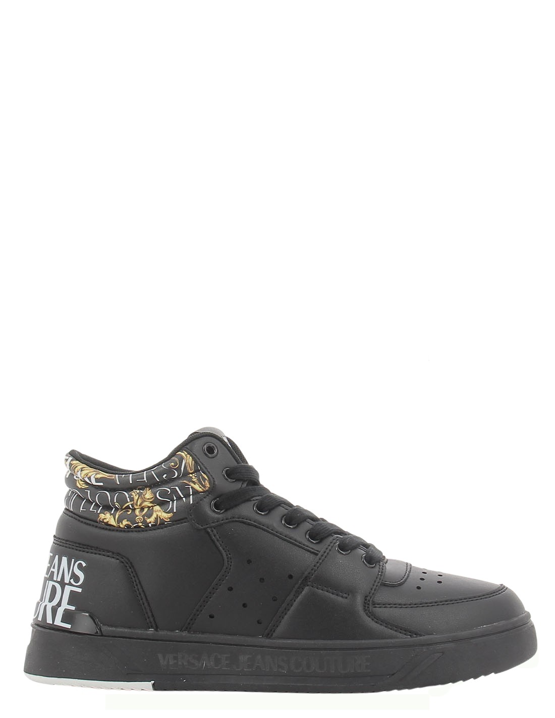 versace Baskets de ville montantes homme starlight black