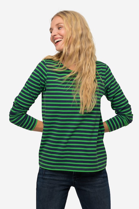 Ringelshirt, Rundhals, Langarm