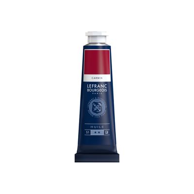 Lefranc Bourgeois - Peinture à l'huile - carmin - 40 ml