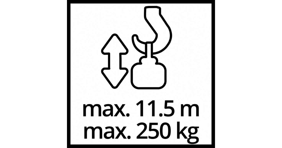 EINHELLElektrische kabeltakel TC-EH 500 lier  (Rood)