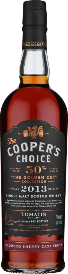 COOPER'S CHOICE TOMATIN 11 YEARS 2013 70CL