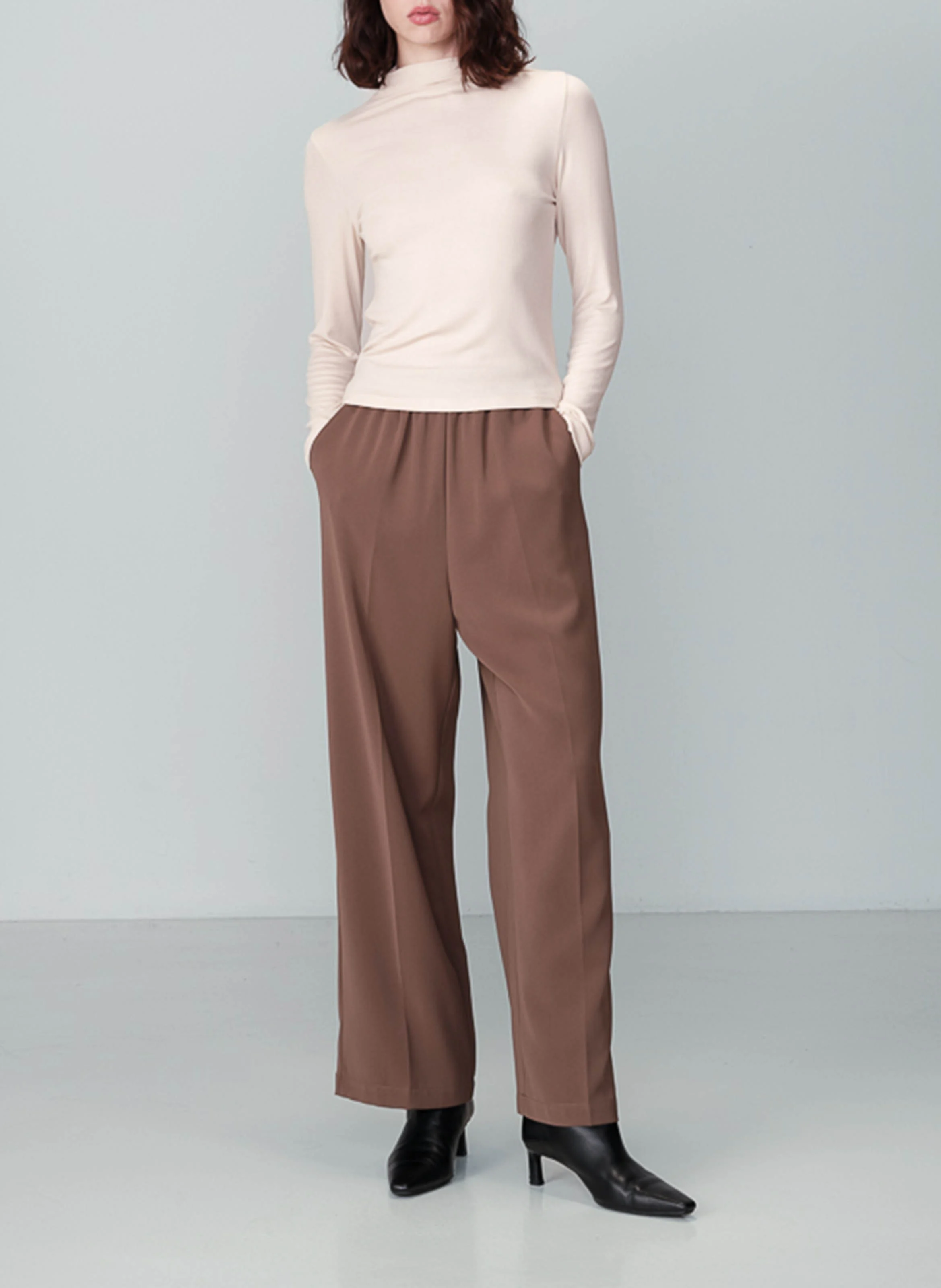 NOBLESSE - Pantalon large | Vert