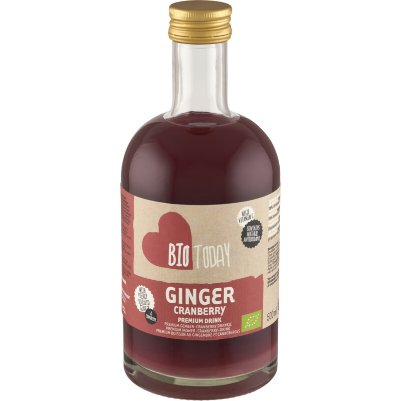 BioToday Premium gember-cranberry drankje
