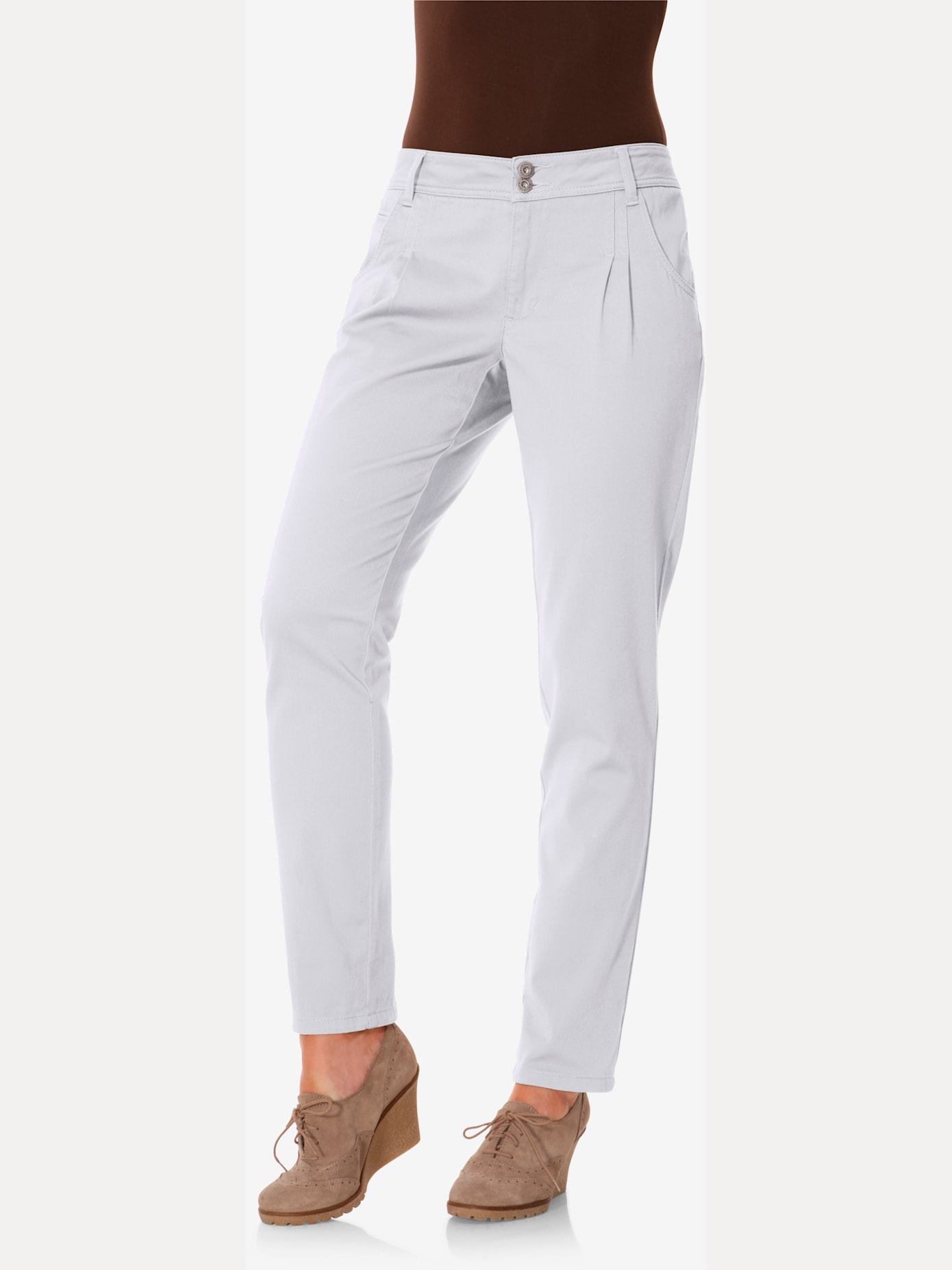 Pantalon chino coupe carotte