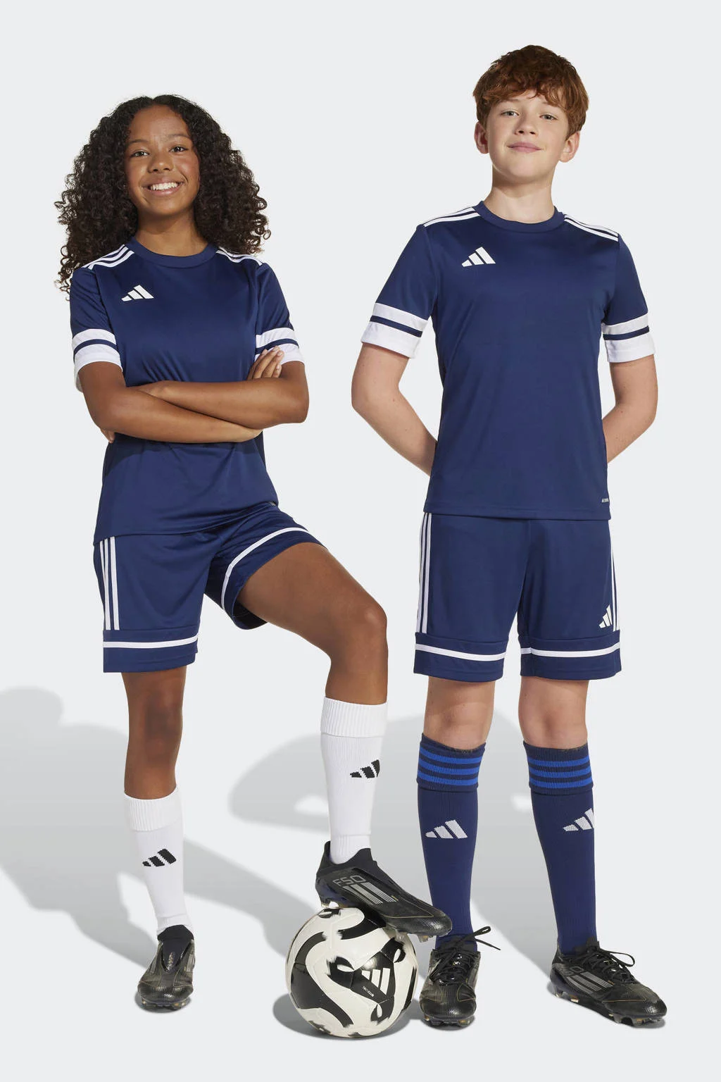 adidas Performance JuniorJunior voetbalshort Squadra 25 blauw