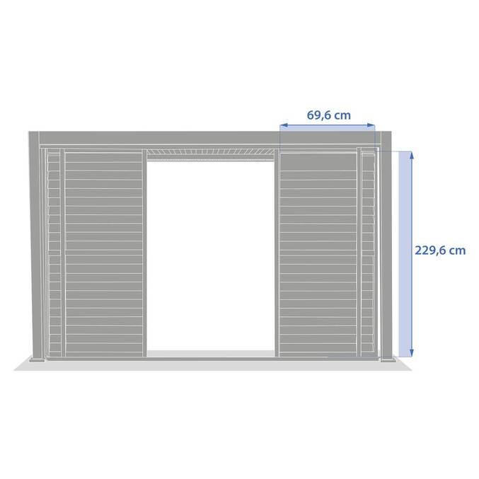 Persienne coulissante EVORA Graphite