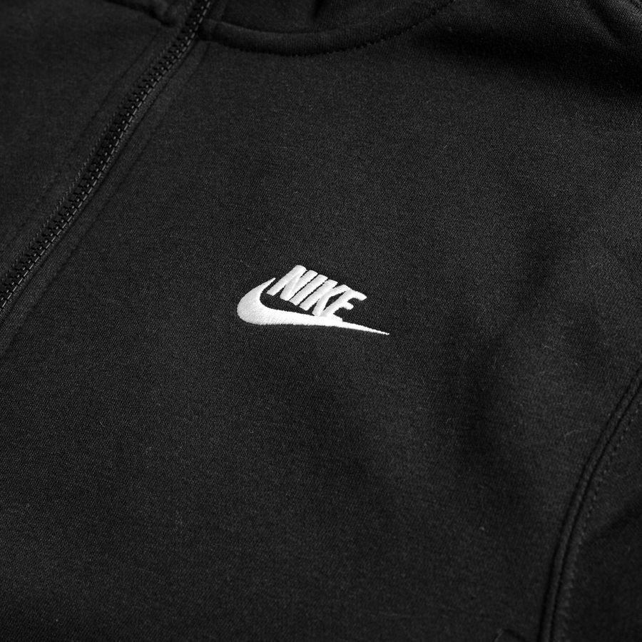 Nike Sweat à Capuche NSW Club - Noir/Blanc