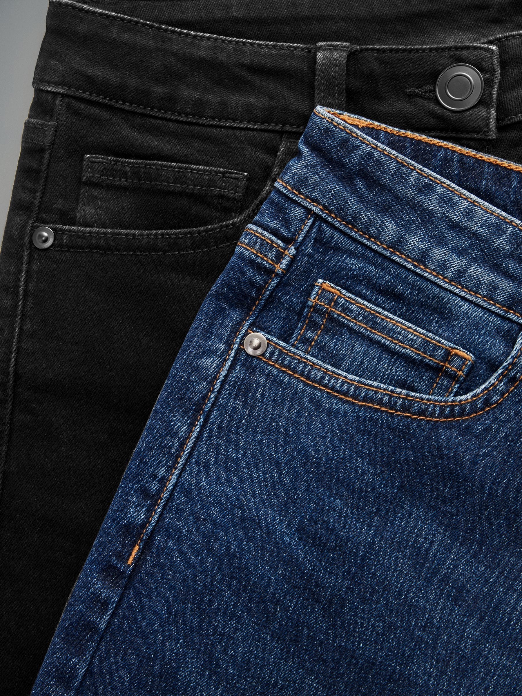 Zwart/Blauw - The Set 2 Pack Denim Skinny Jeans