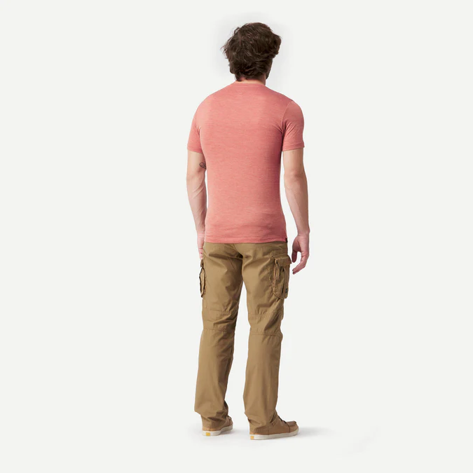 Decathlon Forclaz - Camiseta Forclaz Masculina de Viagem em Lã Merino 500