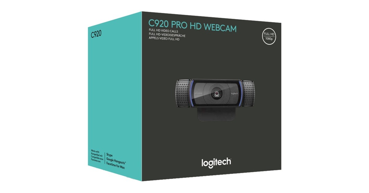 LogitechHD Pro Webcam C920  (Zwart)