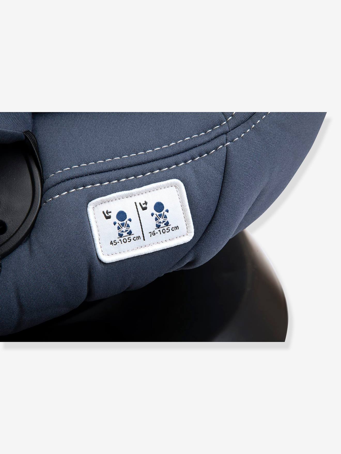 Cadeira auto giratória CHICCO Seat2Fit i-Size, 45 a 105 cm, equivalente ao grupo 0+/1, cinza