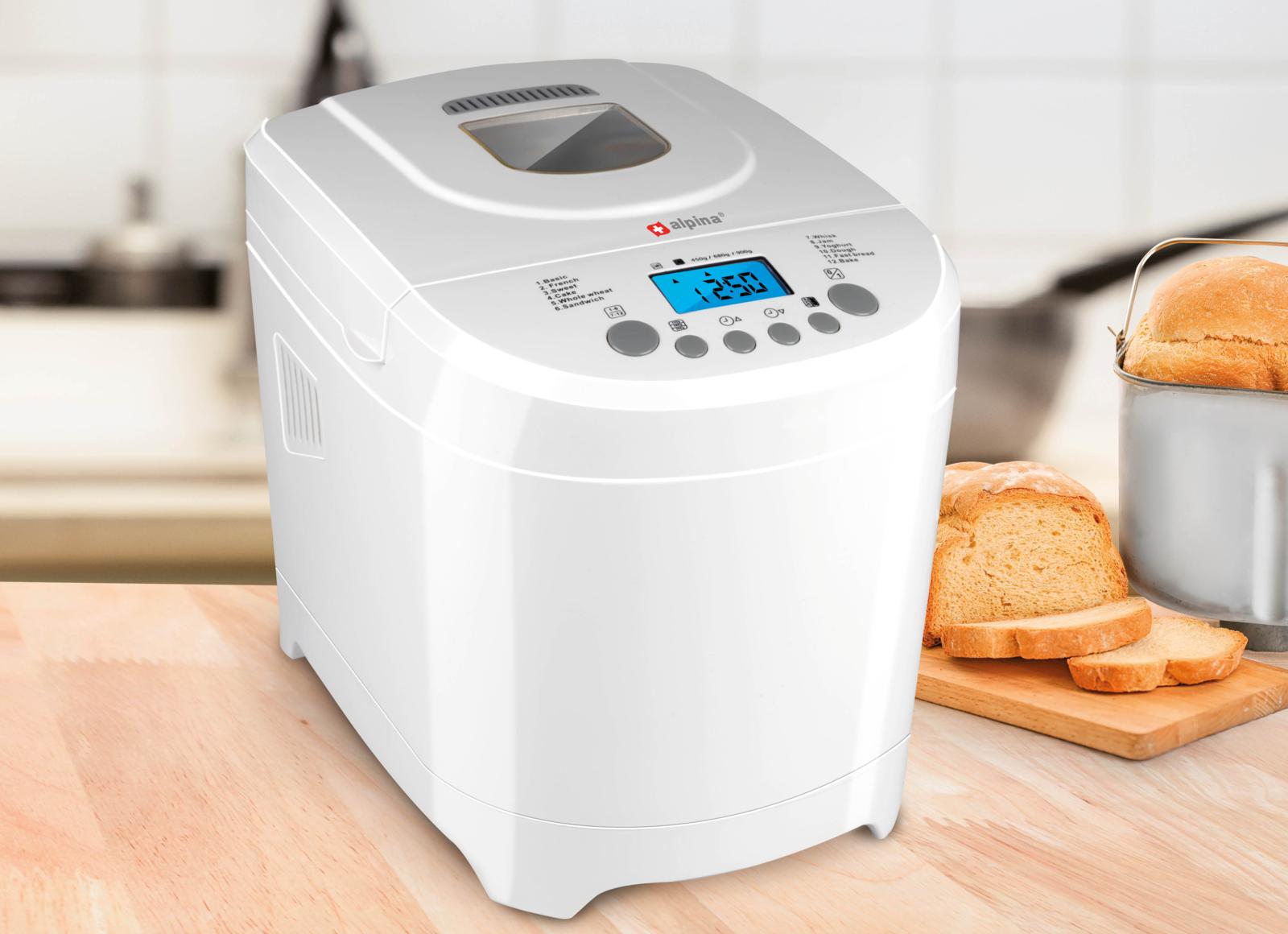 Alpina Broodbakmachine, 0.9kg, 600W
