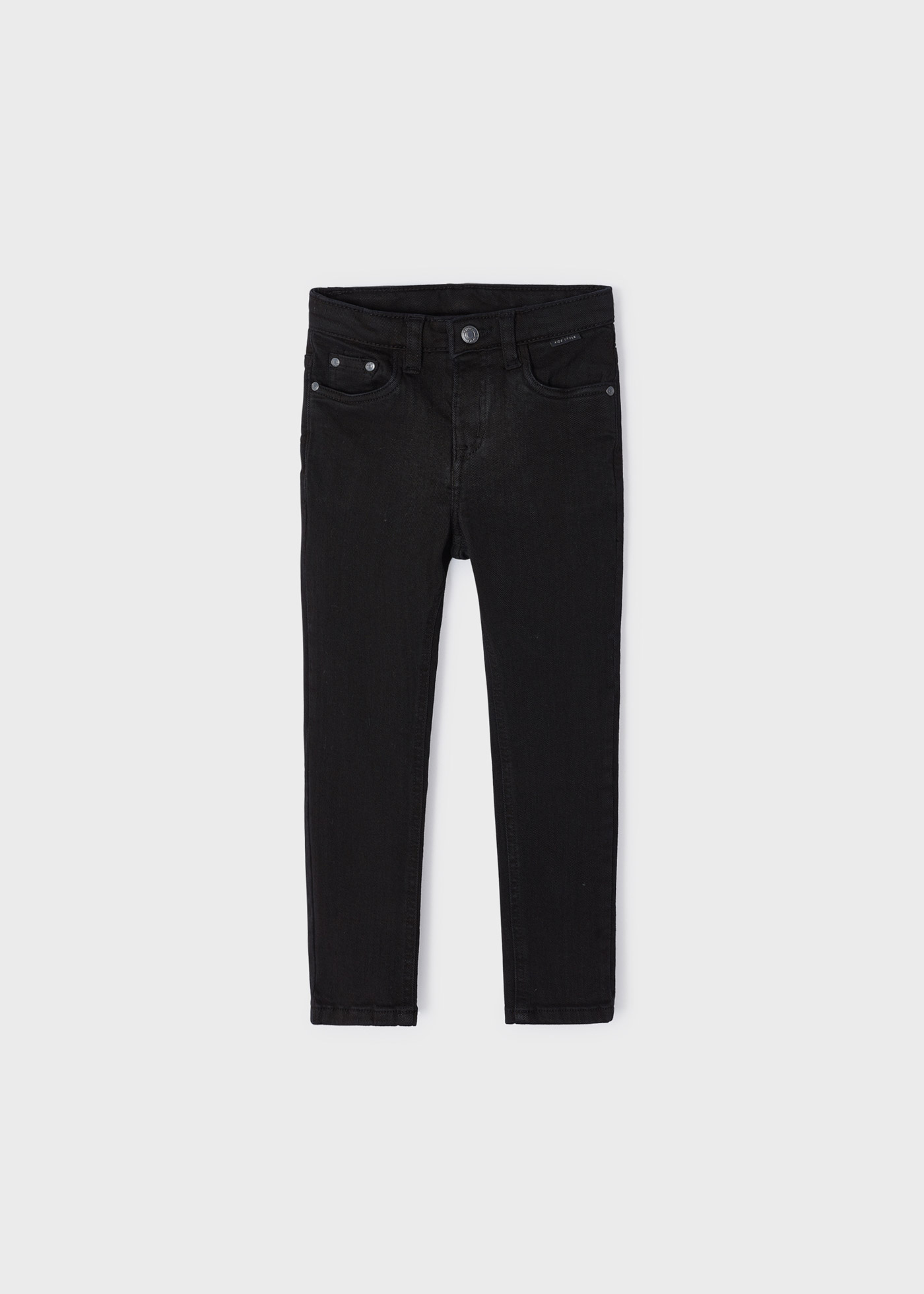 Calças de sarja skinny para menino