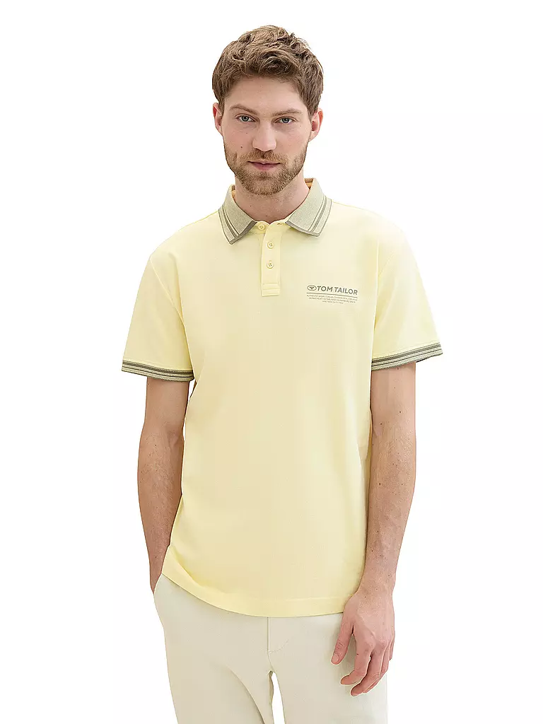 TOM TAILOR Poloshirt  gelb