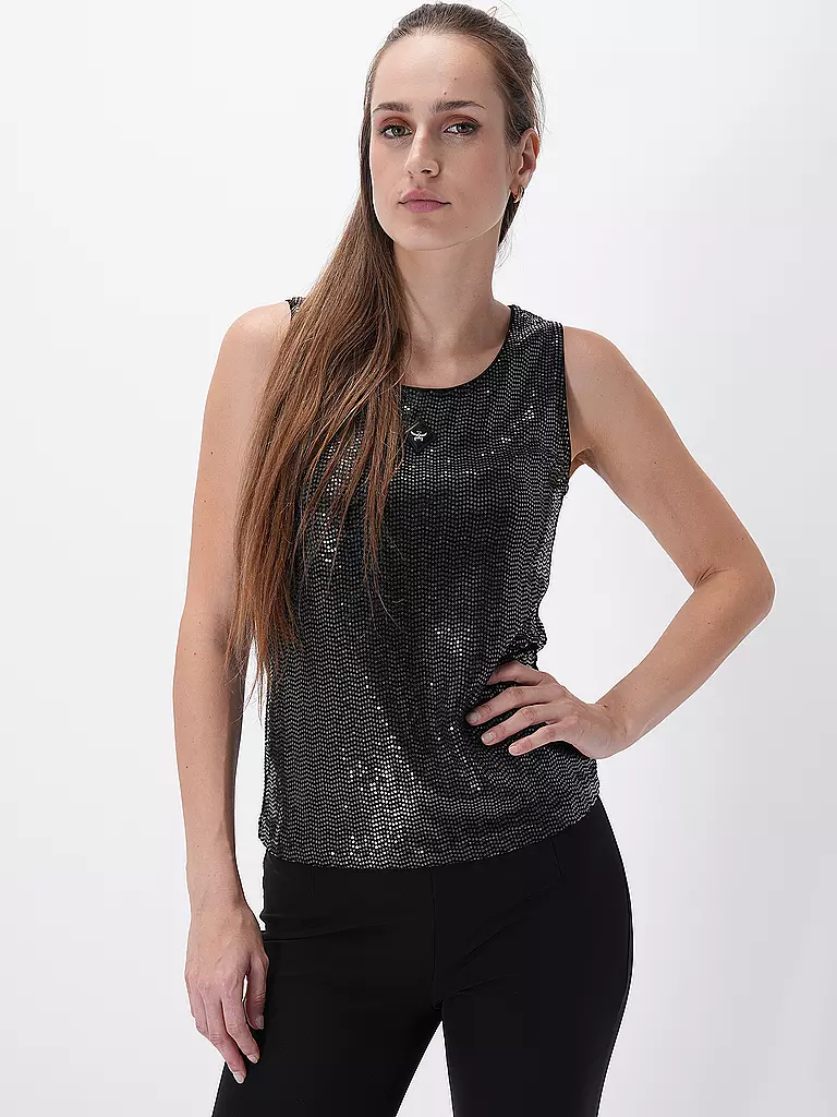 MCM Top  schwarz