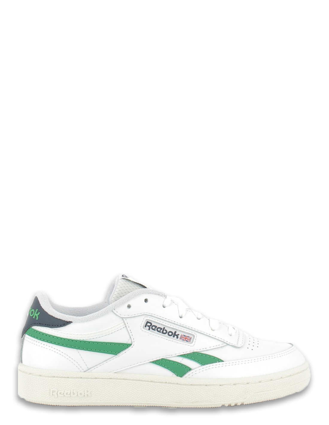 reebok Sneakers Homme club c revenge cuir blanc/vert