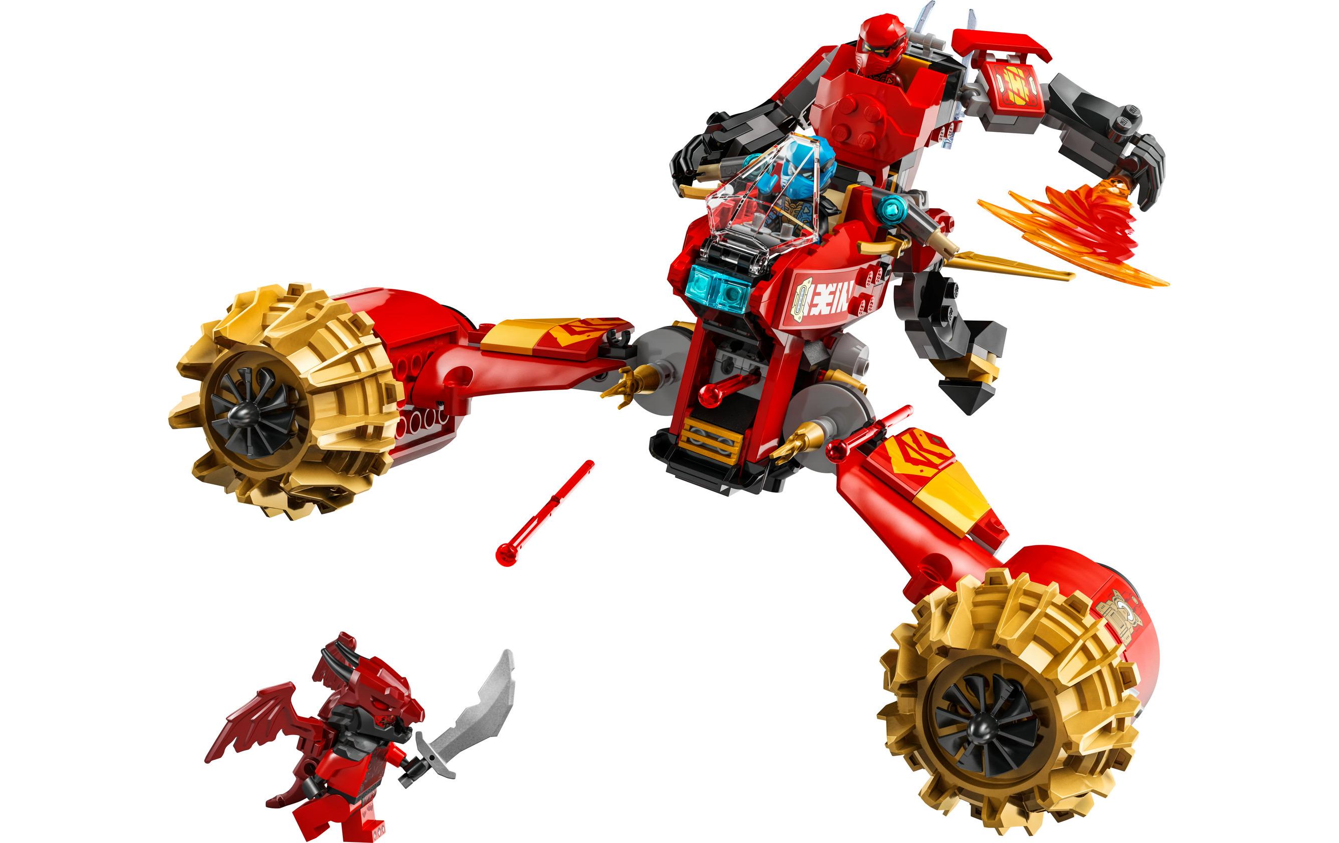 Ninjago Kais Sturmreiter-Mech 71830Set mit Ninja-Kombi-Mech und 3 Minifiguren