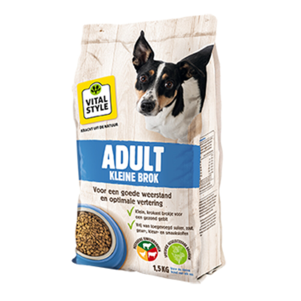 VITALstyle Hondenvoer Adult Kleine Hond 1,5 kg