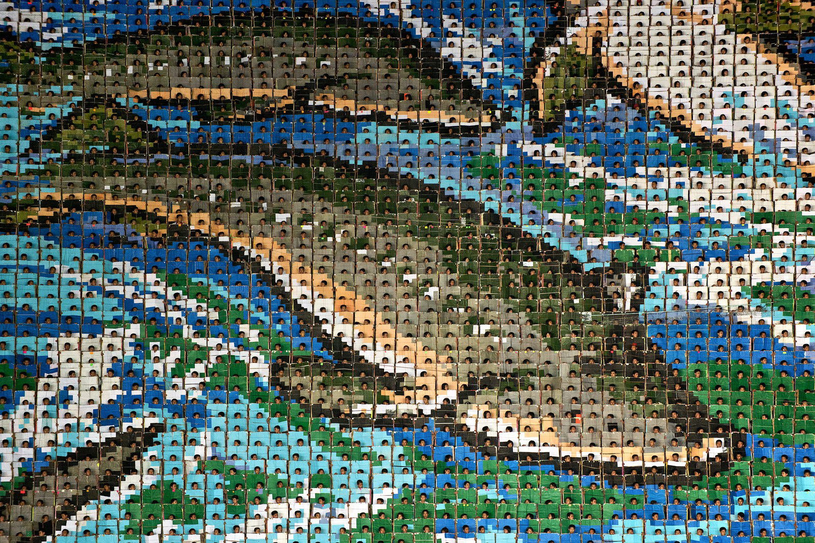 Mass Games Pyongyang #04 by Werner Kranwetvogel - Limited Edition. Edition of: 100. Signed.