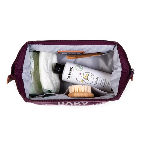 Trousse De Toilette Baby Necessities Aubergine - CHILDHOME