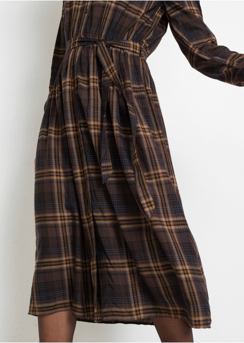 Robe-chemise à carreaux