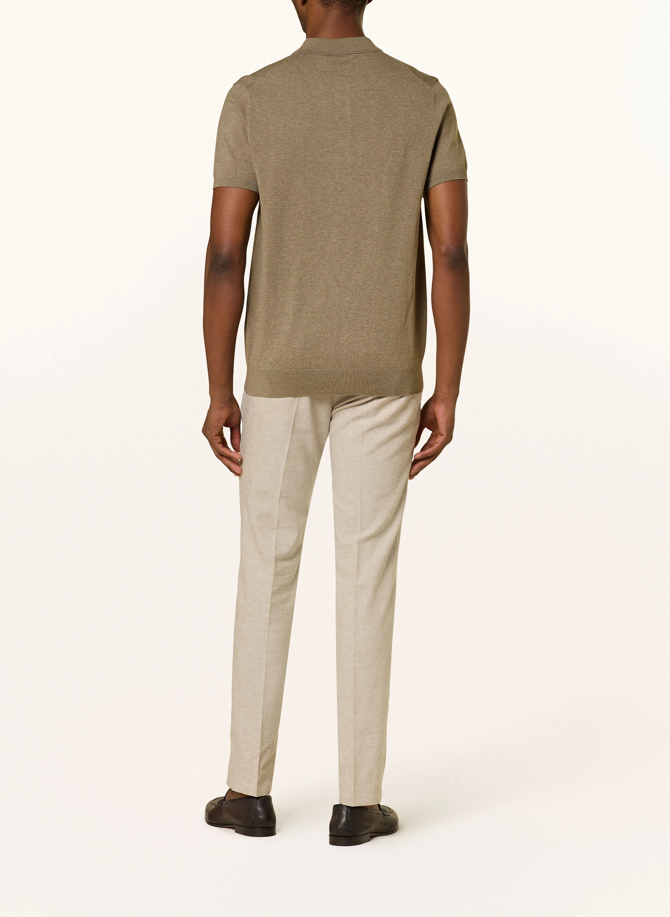 PROFUOMO Strick-Poloshirt