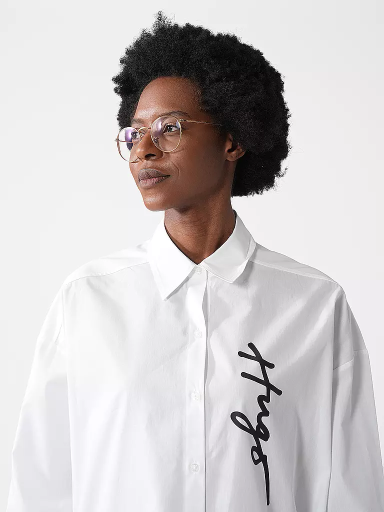 HUGO Bluse EXIFA weiss