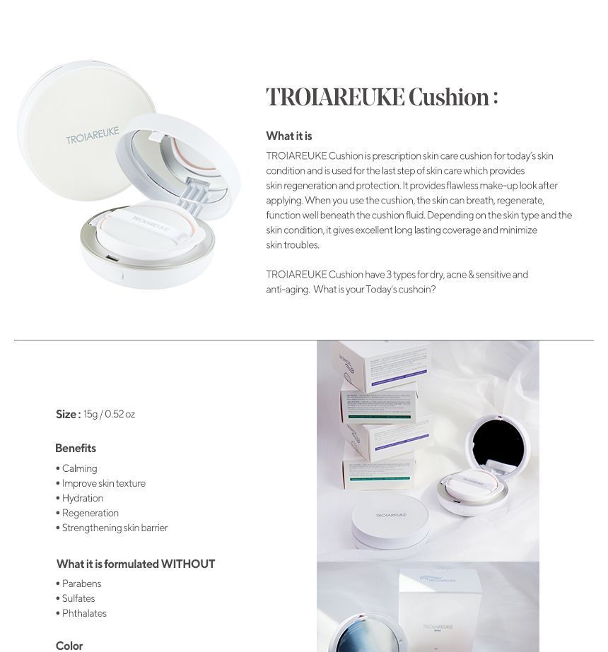 TROIAREUKE - Kussen A+ - 2 Kleuren