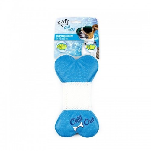 Osso de brinquedo congelável AFP Chill Out, azul