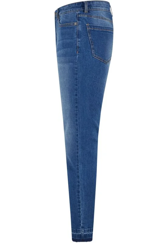 Ladies Skinny High Waist Open Hem Jeans | Urban Classics Jean