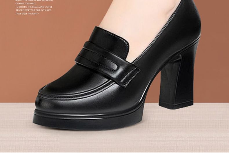 Freesia - Pumps met hoge hak en ronde neus
