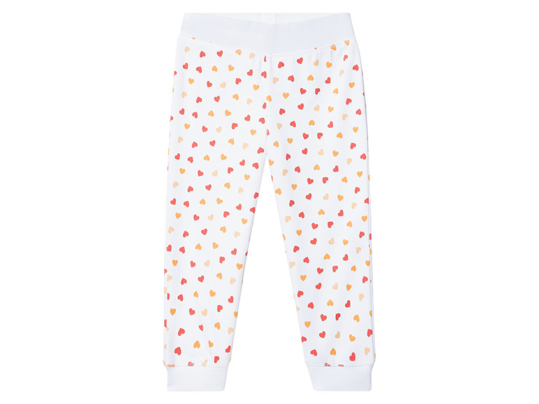 Meisjesjoggingbroek, 2 stuks, met hoog katoengehalte