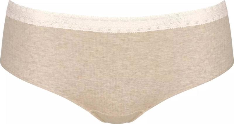 Sloggi Go Ribbed Dames Hipster 2 Pack Grey Combination Maat S 1 Stuk