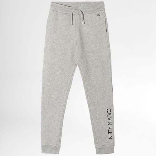 Pantalon Jogging Enfant Institutional Logo 0954 Gris Chiné