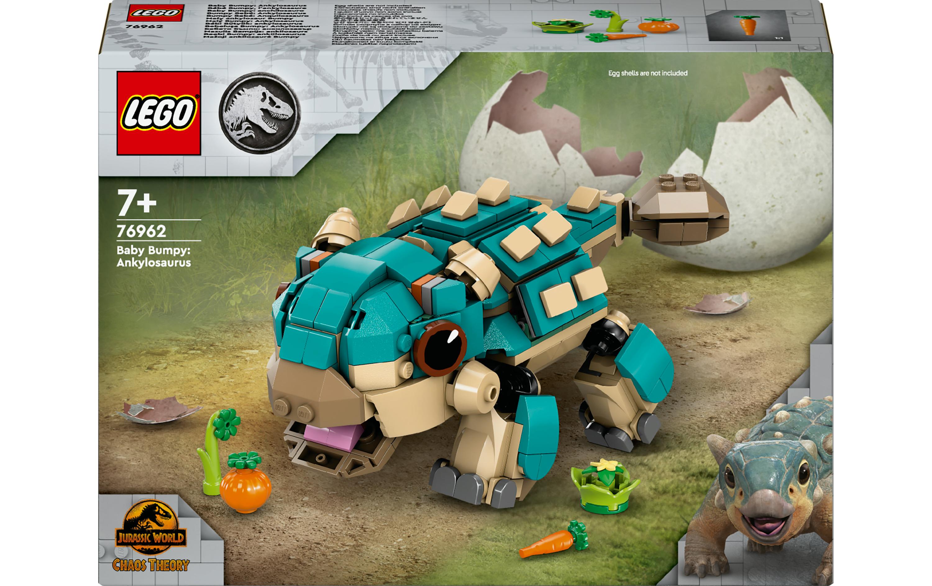 Jurassic World Baby Bumpy: Ankylosaurus 76962LEGO Spielzeug-Dino aus Jurassic World: Neue Abenteuer