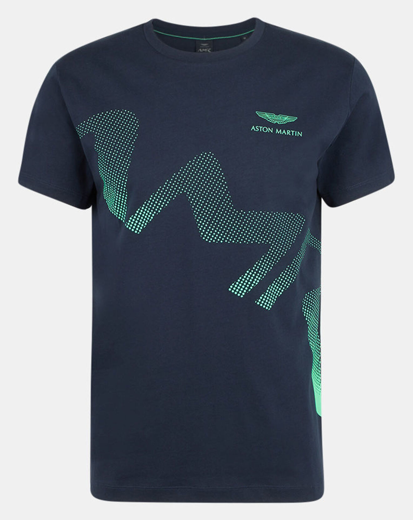Hackett London T-Shirt Logo Aston Martin Racing bleu marine
