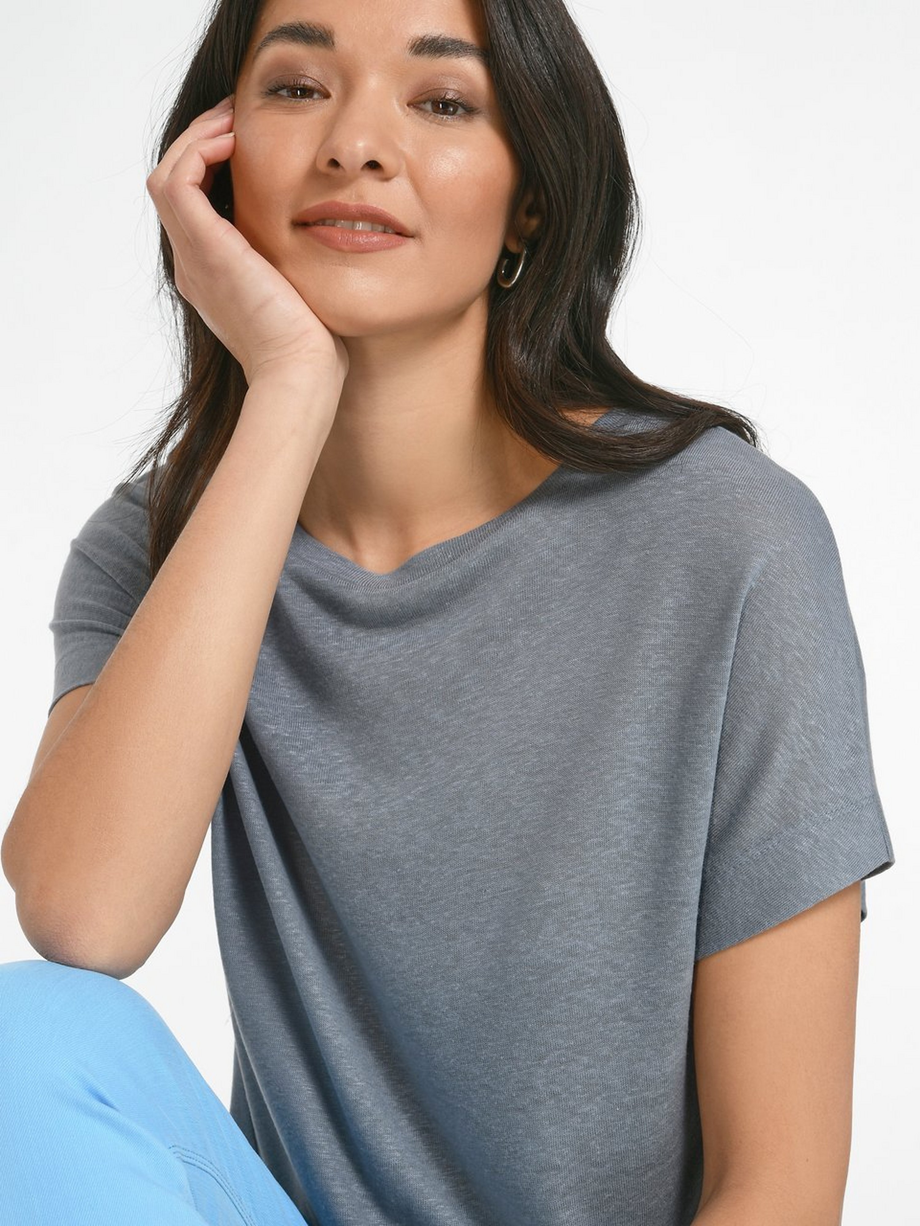 Rundhals-Shirt