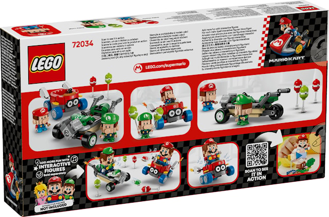 Mario Kart™ – Baby Mario mot Baby Luigi LEGO® Super Mario (72034)