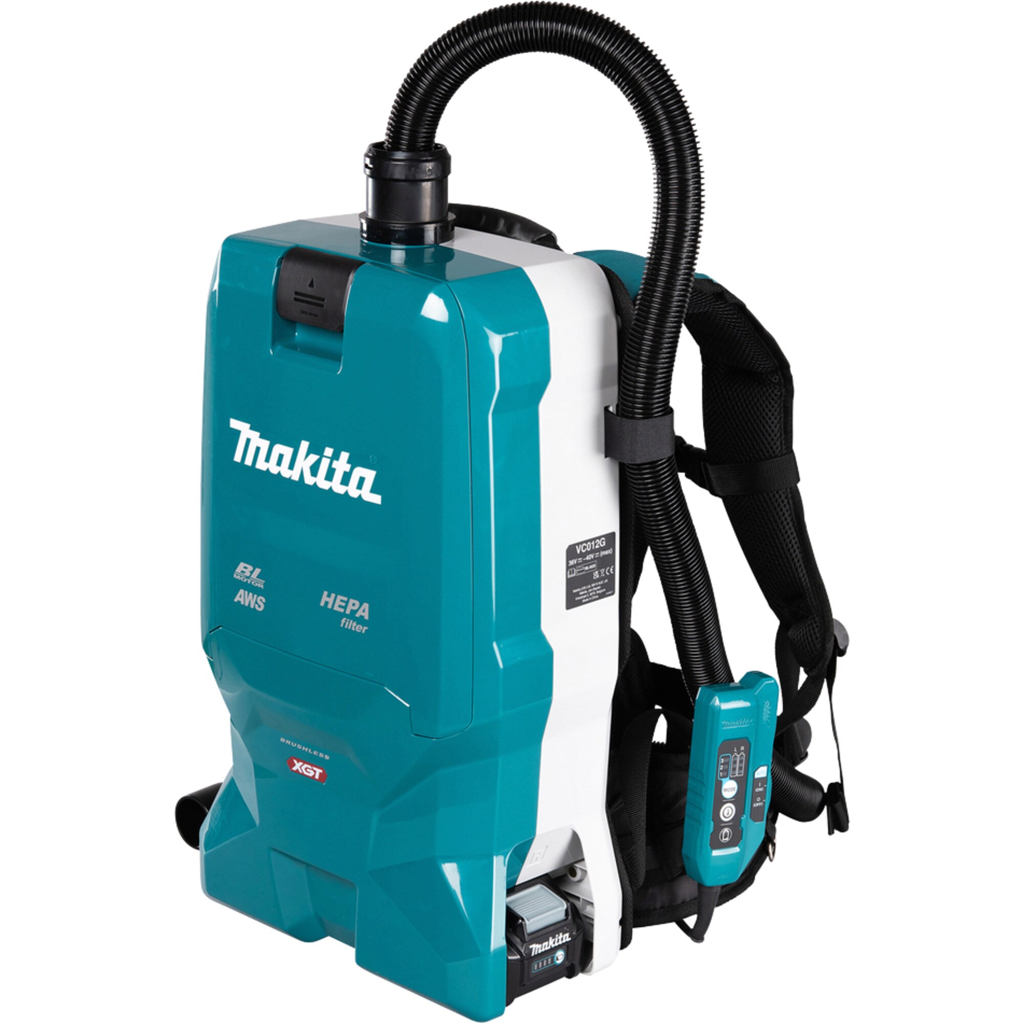 Makita Bodenstaubsauger Akku-Rucksackstaubsauger VC012GZ01