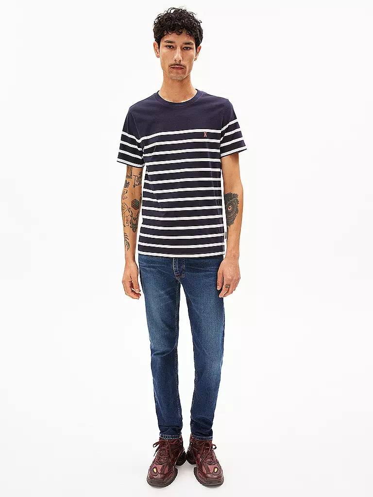 ARMEDANGELS T-Shirt AADROS  blau
