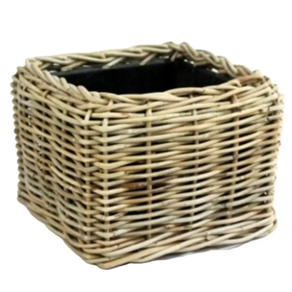 Van der Leeden Planten mand - vierkant - 31 x 24 cm - drypot