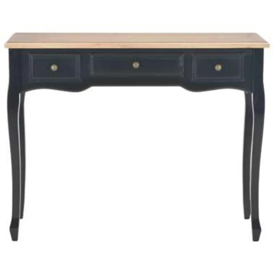 vidaXL - Kaptafel - Zwart - Hout