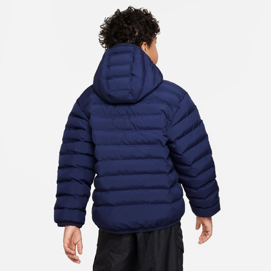 Nike Manteau d'Hiver NSW synthetic-fill - Bleu Marine/Blanc Enfant