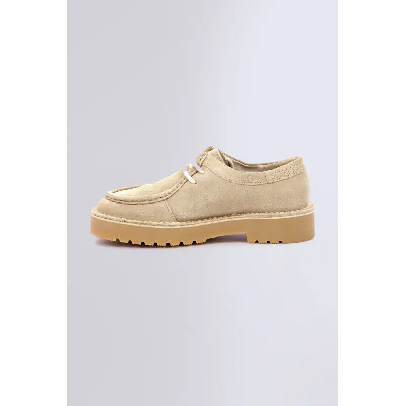 Daltrey low Beige clair DERBIES Cuir Femme